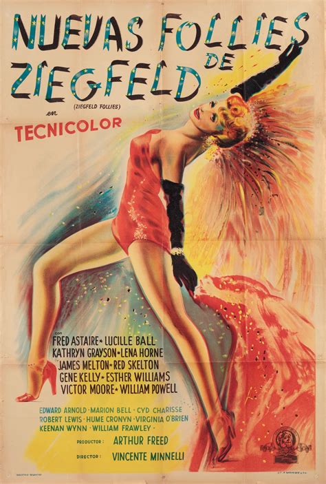 Ziegfeld Follies Original 1946 Argentine Movie Poster - Posteritati ...