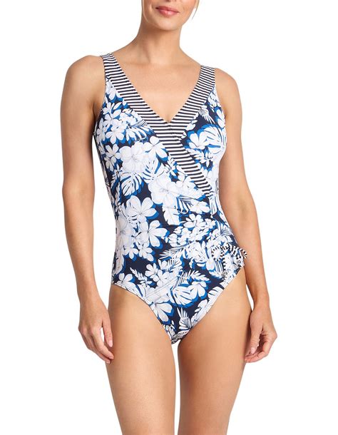 Jantzen Anchor Gathered Surplice One Piece Swimsuit | David Jones