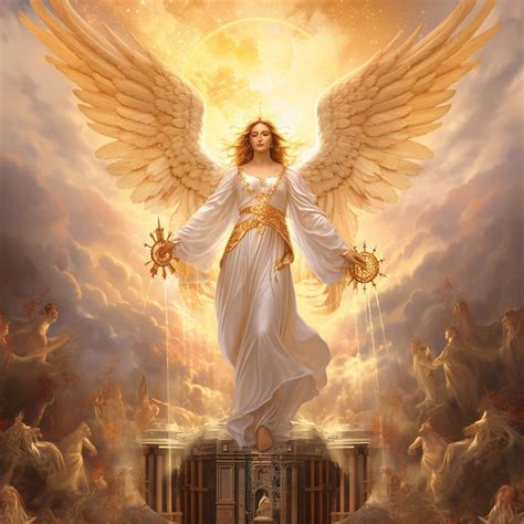 Premium Photo | Guardian Angel of Heaven Description Create an image of ...