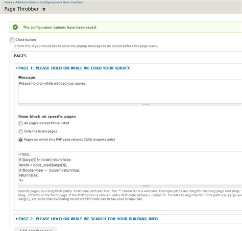 page throbber drupalorg