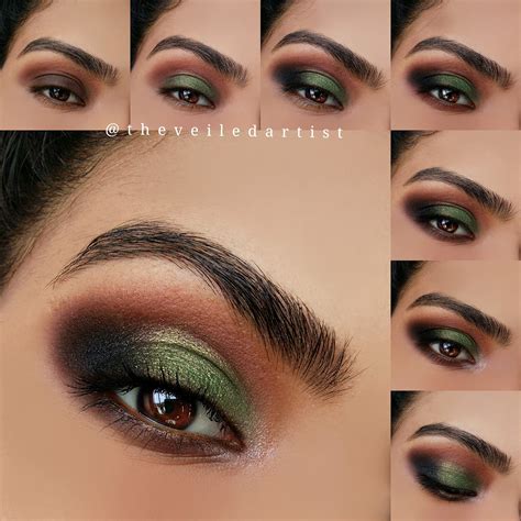 Goddess Green Smokey Eyes Tutorial(easy and beginner friendly) - The
