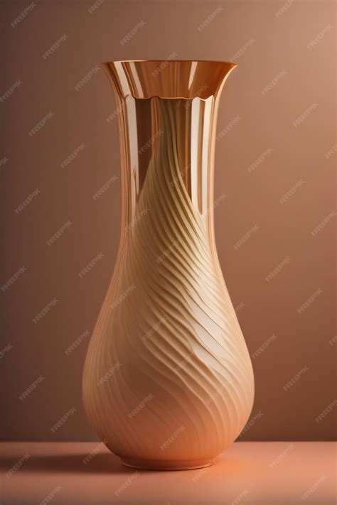 premium photo modern vase   table