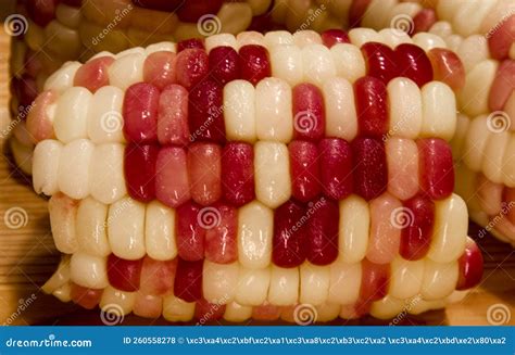 healthy  colorful vegetable waxy corns stock photo image  ripe
