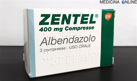 Zentel (albendazolo) compresse 400 mg foglio illustrativo | MEDICINA ONLINE