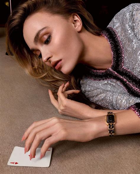 Lily-Rose Depp in Chanel Première Édition Originale Watch Ad