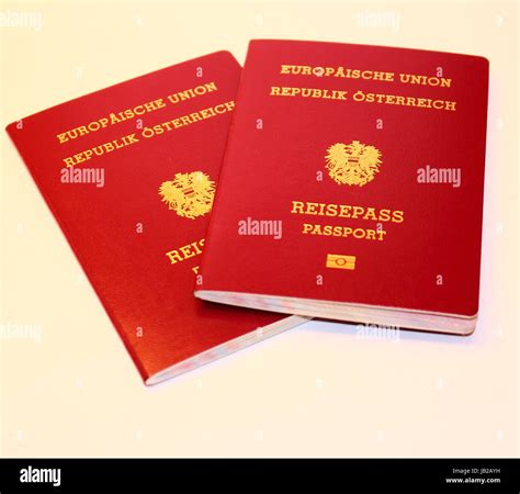 austrian passport  res stock photography  images alamy