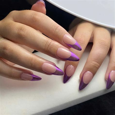 22 Trendy Purple Chrome Nail Designs to Shine Bright