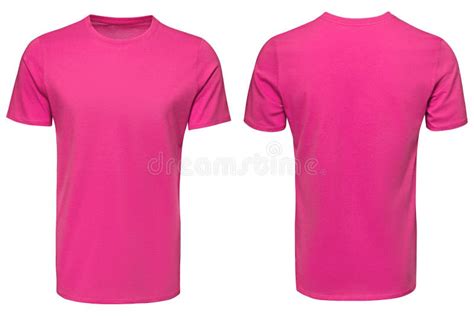 Camiseta Rosa Frente E Verso