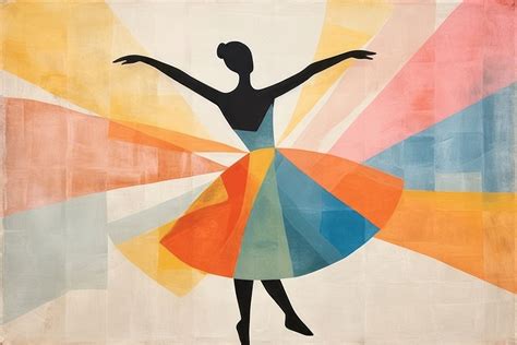dancer art abstract dancing ai  photo illustration rawpixel