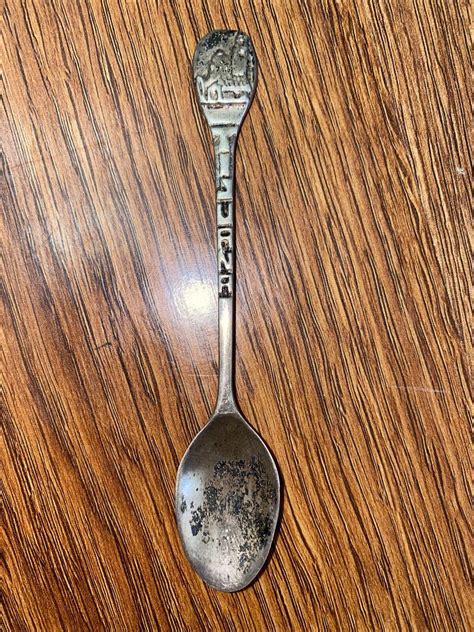 Vintage TIjuana Mexico Silver Souvenir Spoon Hecho En 900 12g Child