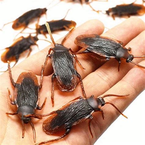 20 Pcs April Fool's Day Simulation Cockroach Realistic Cockroach Trick
