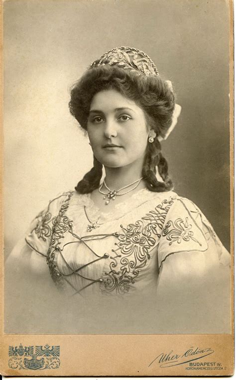 Beautiful young woman dressed up in Hungarian style | Young women