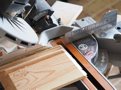 how to make a bevel cut on a miter saw 7
