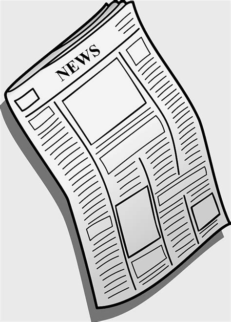 newspaper layout black  white news illustration monochrome news