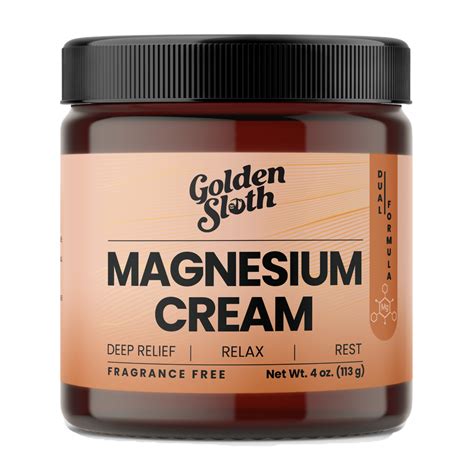 Golden Sloth Dual-Magnesium Cream