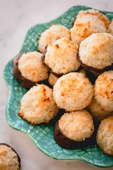 easy coconut macaroon cookie recipe 8