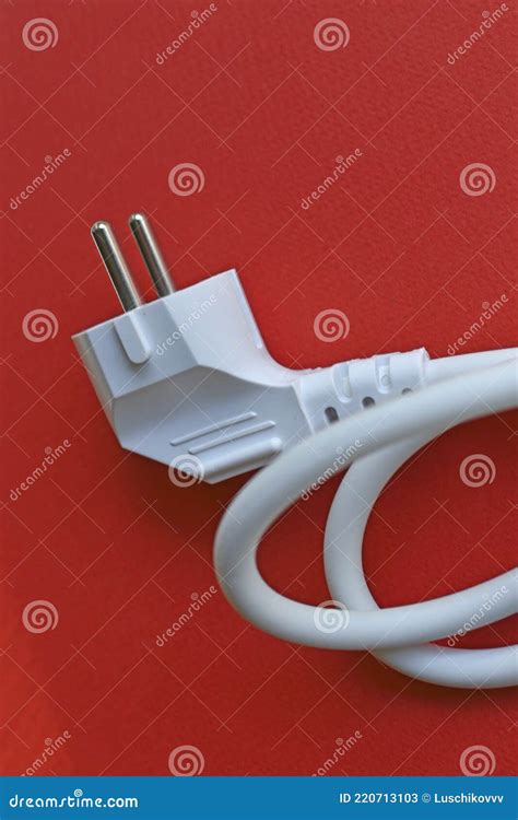 euro plug socket  white brick wall stock photography cartoondealer