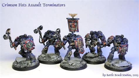 Battle Brush Studios: Showcase: Crimson Fists Assault Terminators