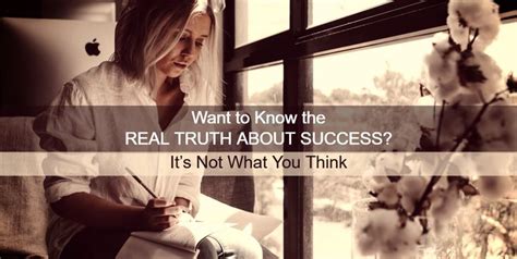 Want to Know the REAL TRUTH ABOUT SUCCESS? / It’s Not What You Think ...