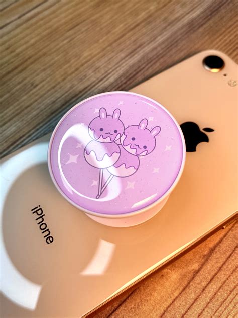 Dango Bunny Grape Purple Phone Grip Glitter Epoxy Resin – MiiveiArt