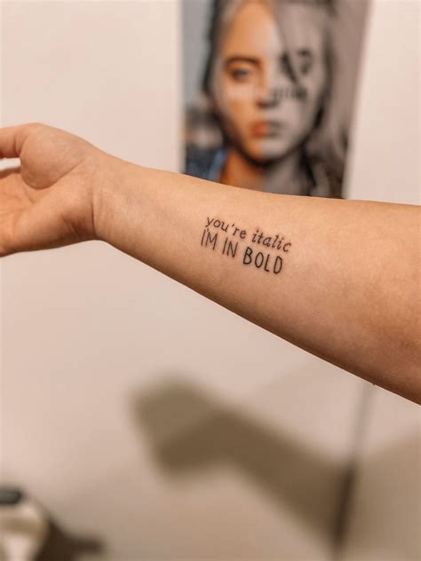 billie eilish tattoos ideas