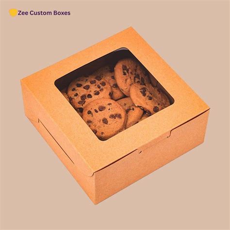 custom kraft cookie boxes wholesale zee custom boxes