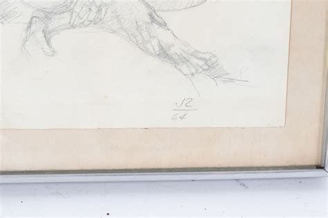 Jack Tworkov | Pencil drawing of male and female nudes | MutualArt