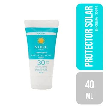 protector solar portable nude spf   ml luegopago