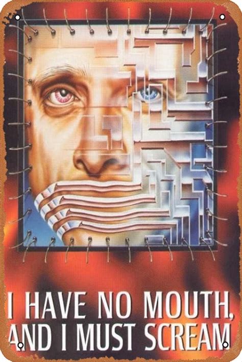 I Have No Mouth And - Amazon.com : I have no mouth, and I must scream Poster Vintage Retro ...