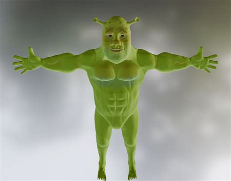 Fully Armatured and painted slightly more sexy Shrek por 3DHippo 