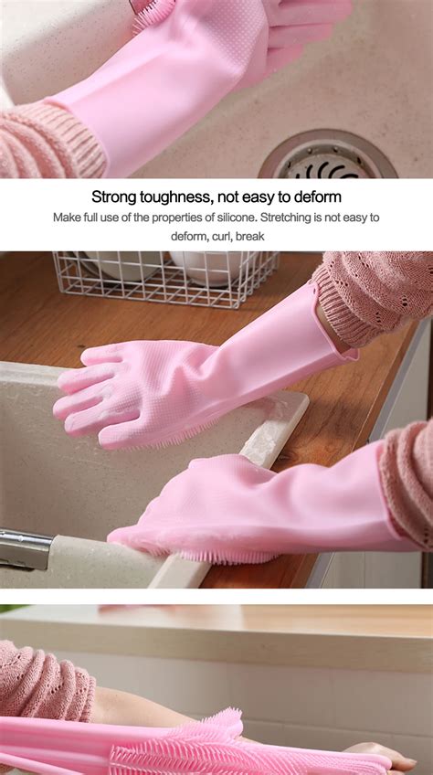 Silicone Kitchen Gloves | High Quality Silicone Washing Kitchen Gloves