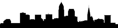 Cleveland Skyline Silhouette | Free vector silhouettes