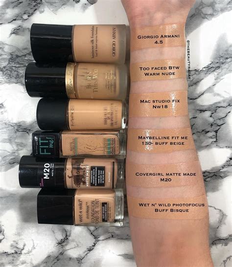 Maybelline 130 buff beige fit me matte poreless foundation dupes – Artofit