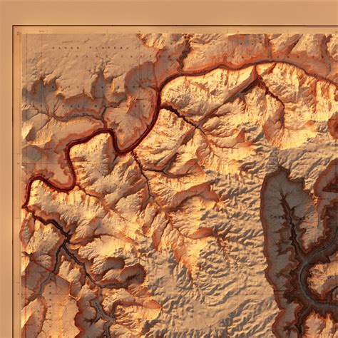Deciphering The Grand Canyon: A Topographic Map’s Tale - "Polar