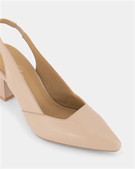 SHELLY SHEN Macarea Heels - Nude | Shoe Connection AU