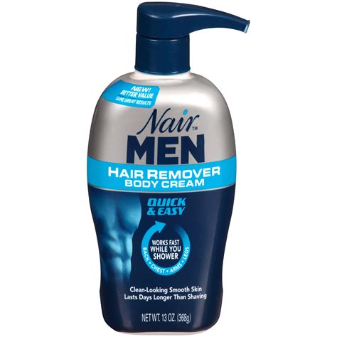 Nair Hair Remover for Men Hair Remover Body Cream, 13 oz - Walmart.com