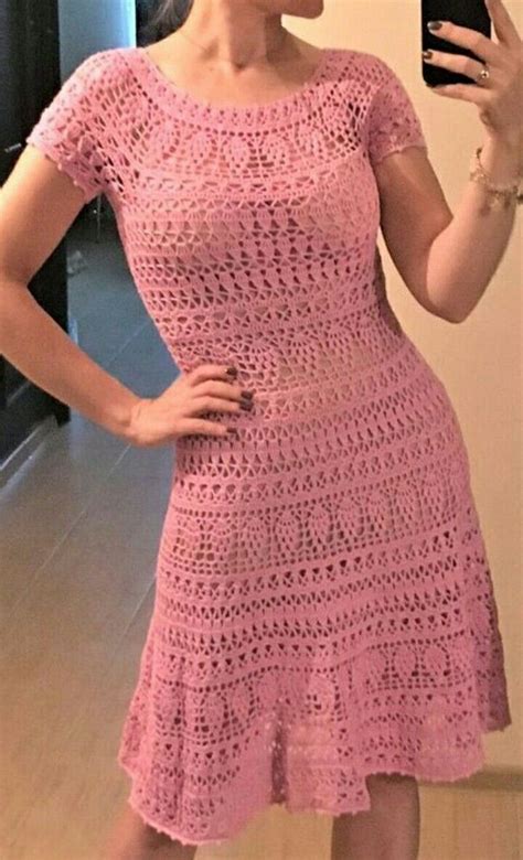 Vestidos De Crochê Para Adulto - Descubra 270 ideias de Vestido croche e trico adulto e vestidos de ...