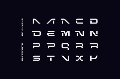 Nebula Futuristic Font