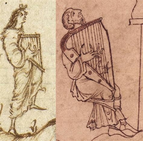 medieval harp  origins  development early  muse