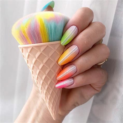 Маникюр Дня | Glitter nail art, Rainbow nails, Manicure