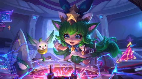 4K Ultra HD Wallpaper of Lulu from League of Legends