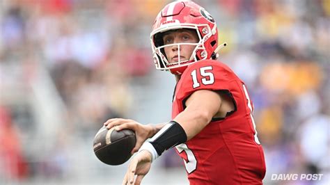 Legge's Thoughts: Beck, Dawgs Landslide TTU | Dawgs Really Look Lethal ...