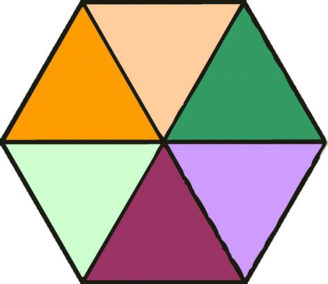 printable hexagon shape
