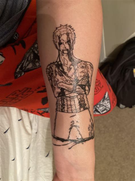 Zoro One Piece Tattoo: Should I get Color or no?? Preface: Hi! I