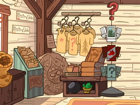 Mystery Shack Gift Shop. | Gravity falls, Gravity falls art, Tree ...