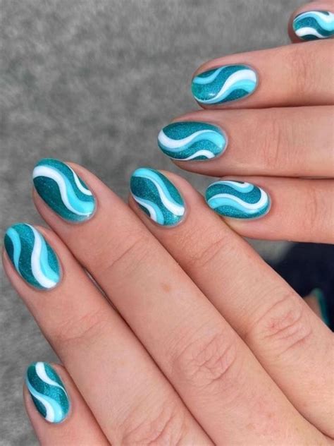 61+ Turquoise Nails To Help You Nail Your Beach Look! - TheFab20s