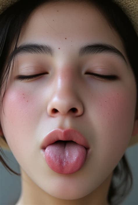 28 年齢の日本人女性 。 。横から見た美しい顔のクローズアップ写真。。目を完全に閉じてください。 目を完全に閉じる - SeaArt AI