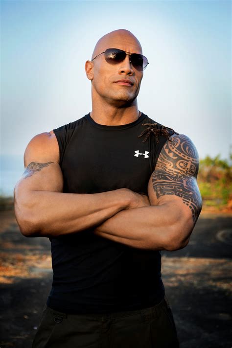 Dwayne Johnson Biceps