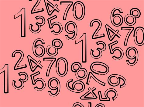 numbers count mathematics royalty  stock illustration