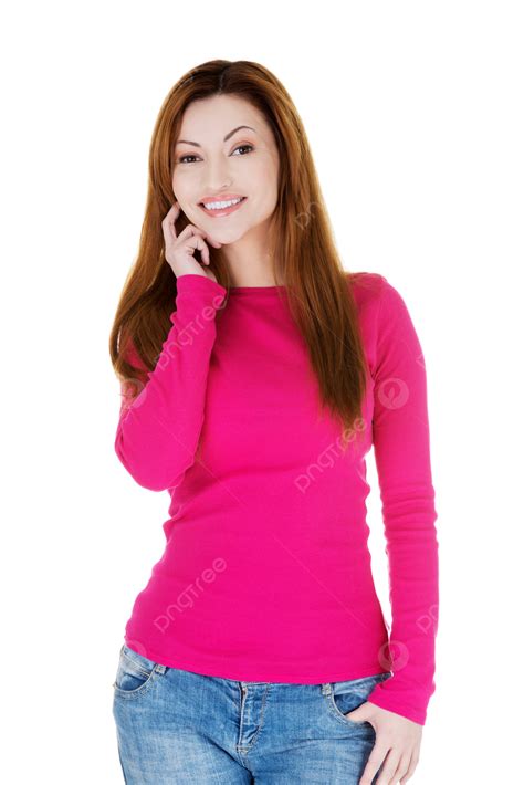Portrait Of Happy Middle Aged Woman Relax, Women, Natural, Middle PNG